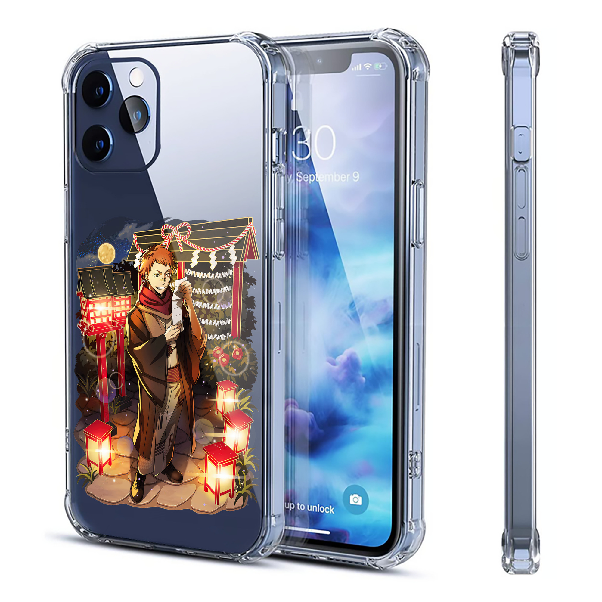 （画像用） 文豪ストレイドッグス Bungo Stray Dogs 【iPhone 12シリーズ対応】透明スマホケース（クリアソフトケース）